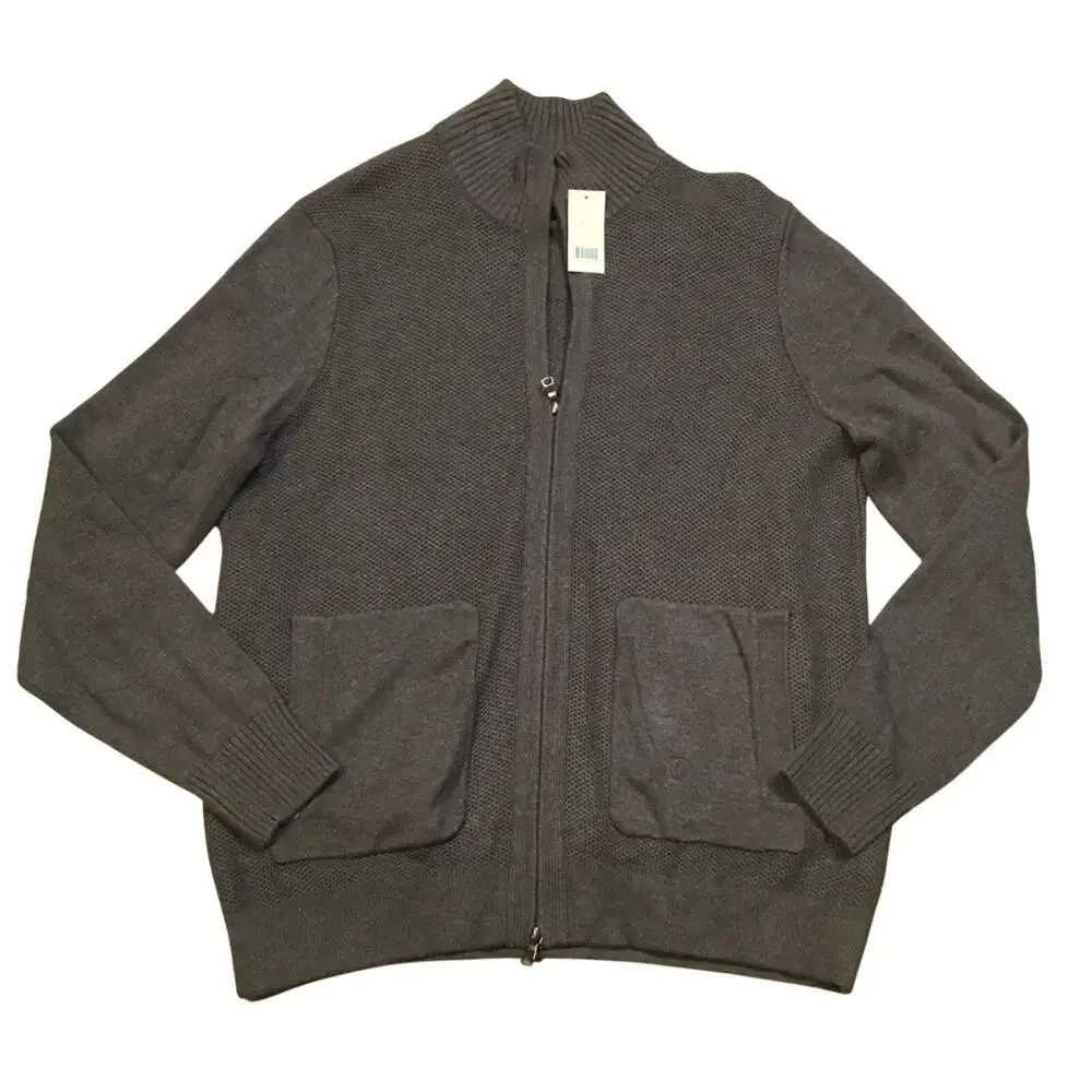 NWT Banana Republic Zip Up Sweater